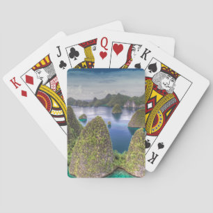 Wayag-ölands landskap, Indonesien Kortlek
