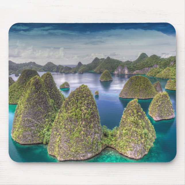Wayag-ölands landskap, Indonesien Musmatta (Framsidan)