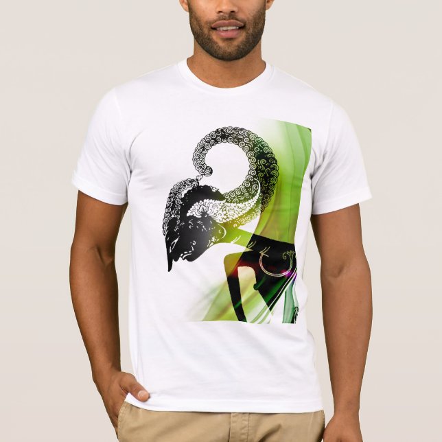 Wayang Arjuna T-tröja Tee Shirt (Framsida)