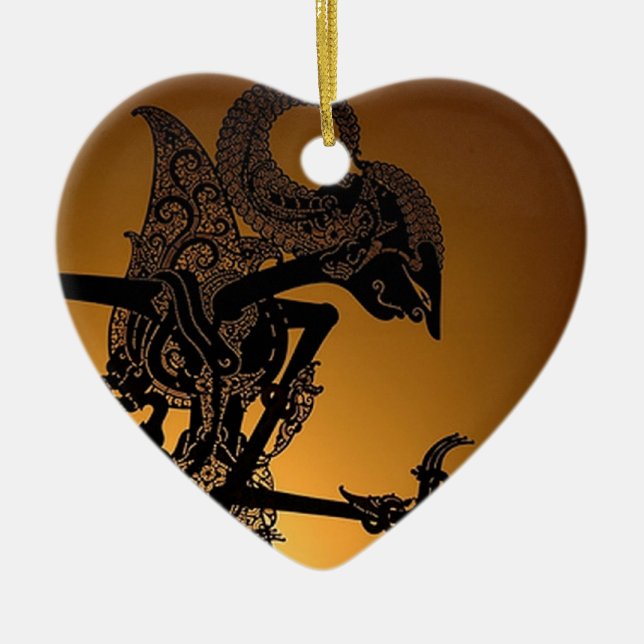 Wayang Julgransprydnad Keramik (Framsidan)