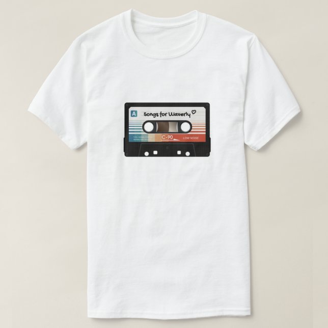 WayHaught Mix Tape - Sång för Waverly T Shirt (Design framsida)