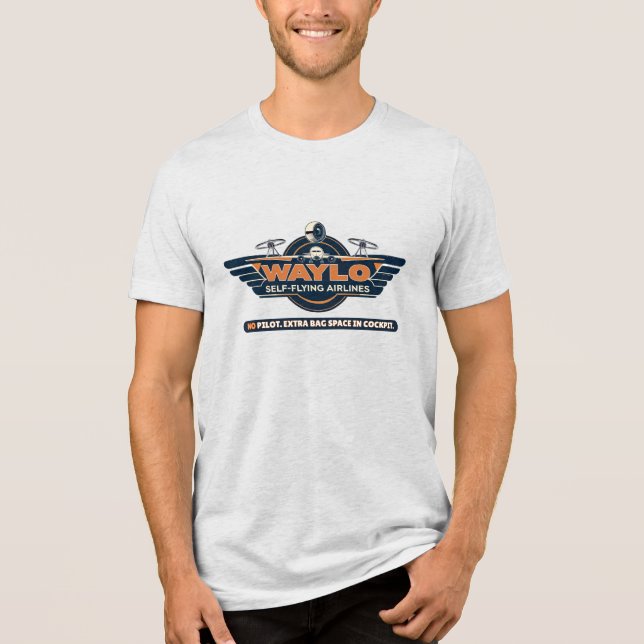 Waylo Self-Flying Airlines (Fictional) T Shirt (Framsida)