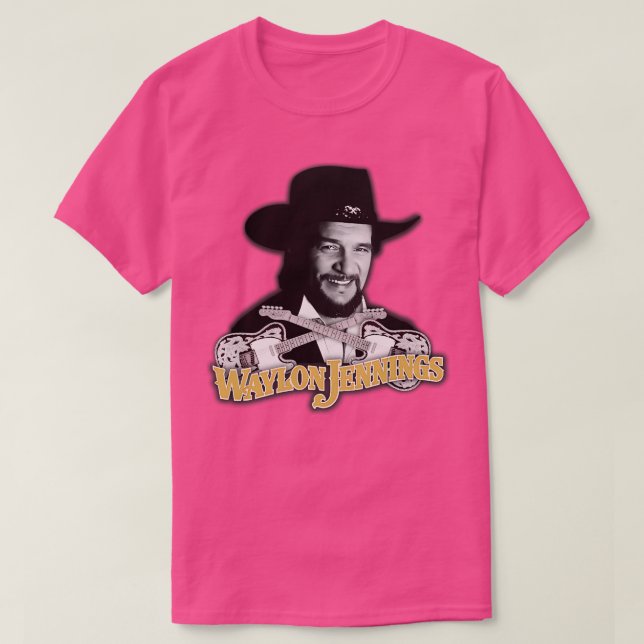 Waylon Jennings Ramblin Man 2 T Shirt (Design framsida)