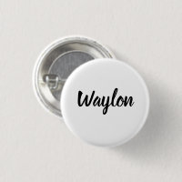 Waylon Namn in Curvy Lettering