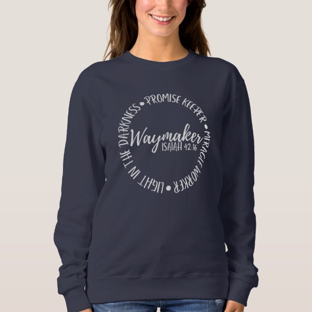 WAYMAKER BIBLE VERSE T SHIRT (Framsida)