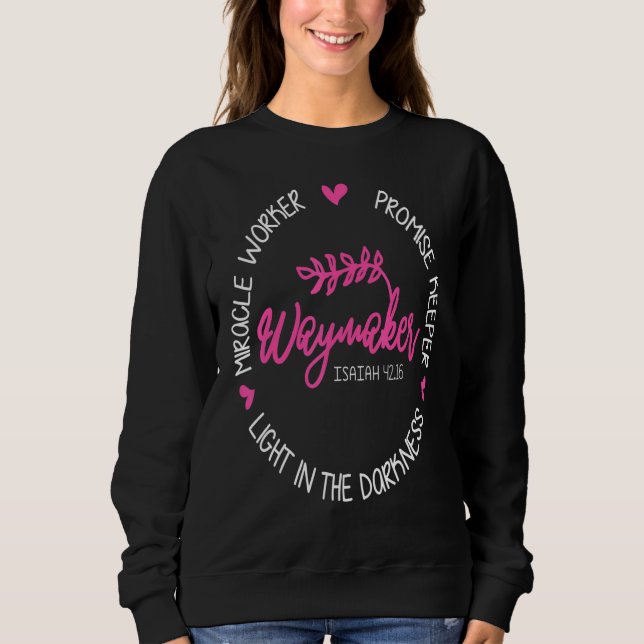 Waymaker Miracle Worker Lomise Keeper Isaiah 4216 T Shirt (Framsida)
