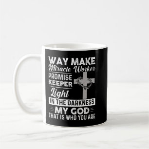 Waymaker Miracle Worker Lomise Keeper Light Jesus Kaffemugg