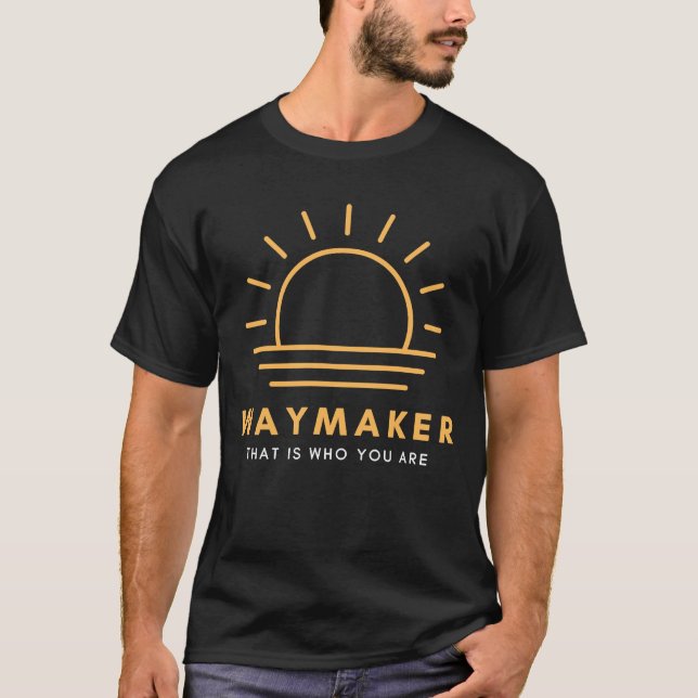 Waymaker Modern Christian T Shirt (Framsida)