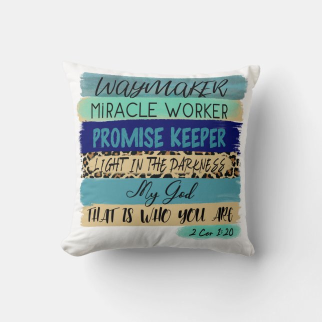 Waymaker promise Keeper Couch Home Dekorativ kudde (Framsida)