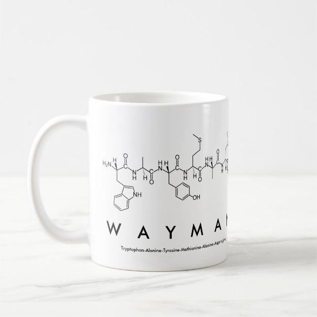 Wayman peptide namn mugg (Vänster)