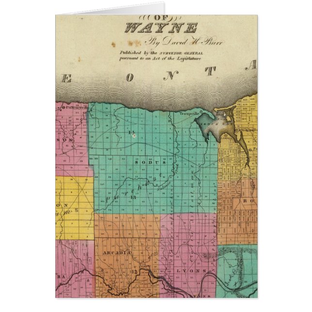 Wayne County Hälsningskort (Framsidan)