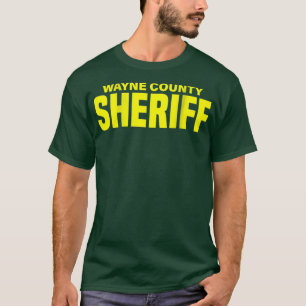 Wayne County Michigan sheriff Deputies Uniform T Shirt