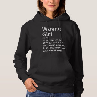 Wayne Girl Ne Nebraska Funny City Roots T Shirt