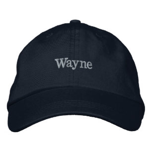 "Wayne" Herrnamn Broderat, Broderad Keps