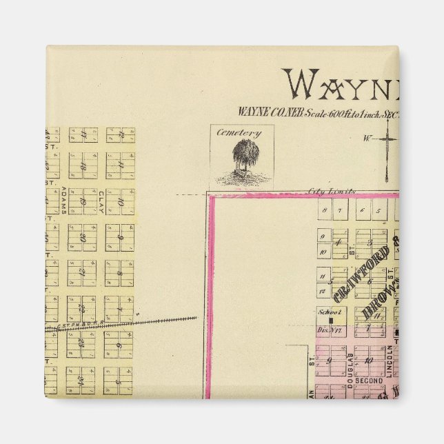 Wayne, Nebraska Magnet (Framsidan)