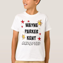 Wayne Parker, Kent #Adopted Superheroesadoption Tee Shirt