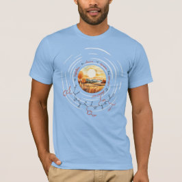 WAYNE peptide, Måne 4 med anpassningsbar, ljus T Shirt