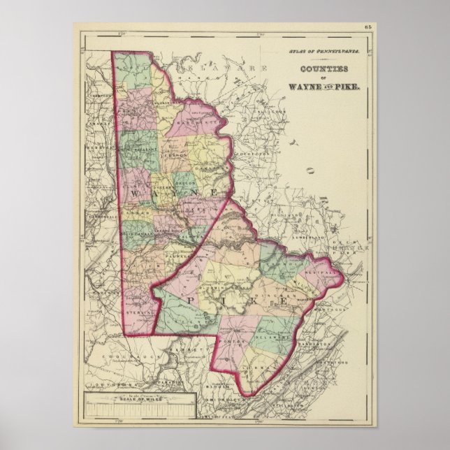 Wayne, Pike County Poster (Framsidan)