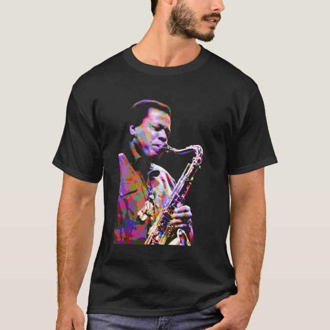 Wayne Shorter. Amerikansk jazzsaxofonist och kompo T Shirt (Framsida)