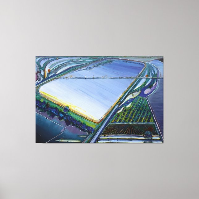 Wayne Thiebaud art painting Canvastryck (Framsida)