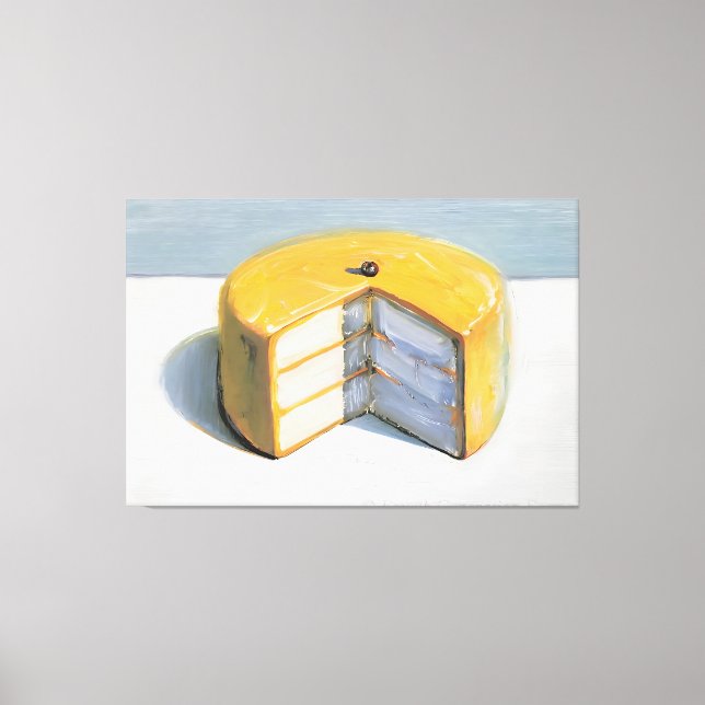 Wayne Thiebaud art style Canvastryck (Framsida)