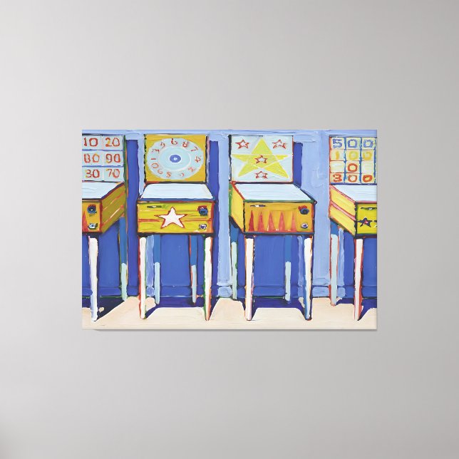 Wayne Thiebaud art style Canvastryck (Framsida)