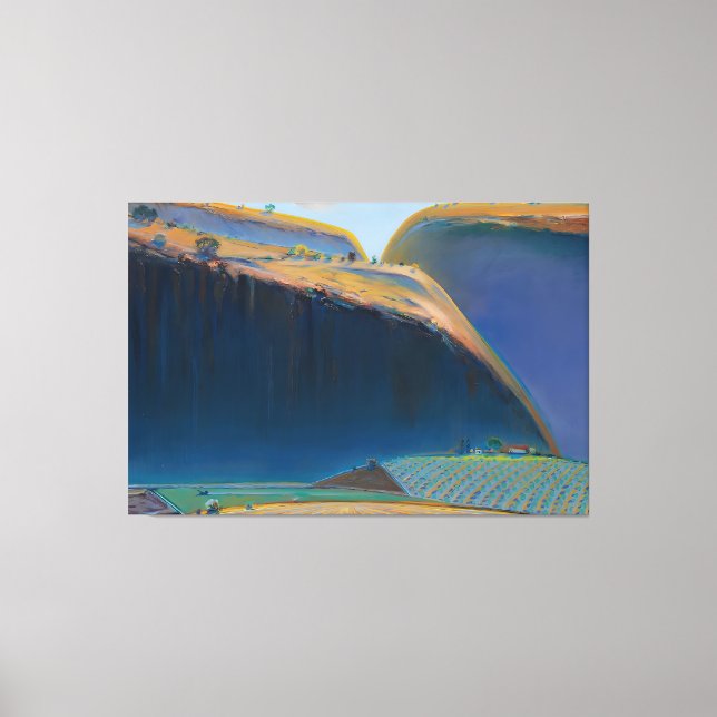 Wayne Thiebaud konst målning Canvastryck (Framsida)
