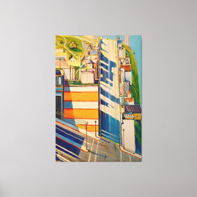 Wayne Thiebaud-målning Canvastryck (Framsida)