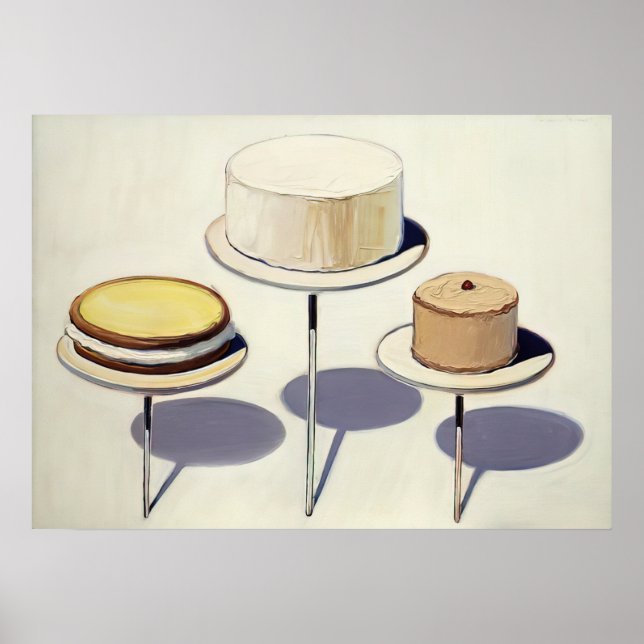 wayne thiebaud - visade kakor 1963 poster (Framsidan)