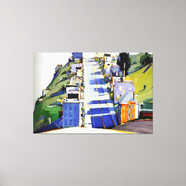 Wayne Thiebauds konststil Canvastryck (Framsida)