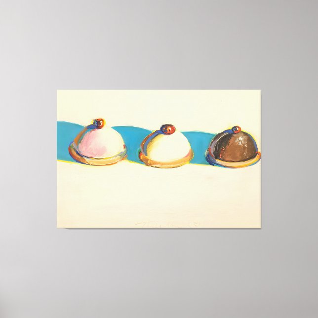 Wayne Thiebauds konststil Canvastryck (Framsida)
