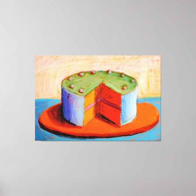 Wayne Thiebauds konststil Canvastryck (Framsida)