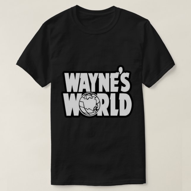 Wayne&x27;s World Sticker T Shirt (Design framsida)
