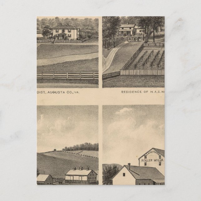 Waynesboro, Augusta County Vykort (Framsida)