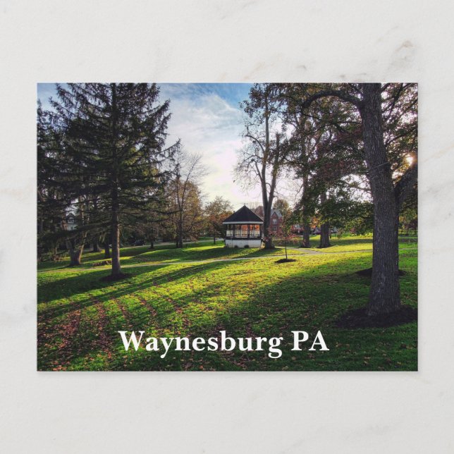 Waynesburg PA Vykort (Framsida)