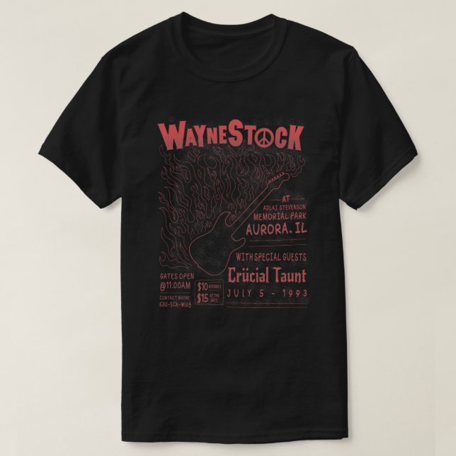 Waynestock Classic T-Shirt (Design framsida)