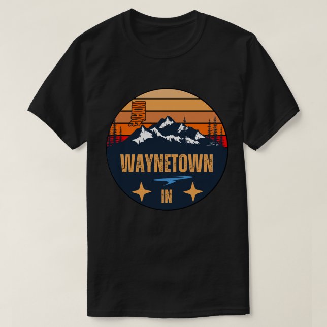 Waynetown, Indiana T Shirt (Design framsida)