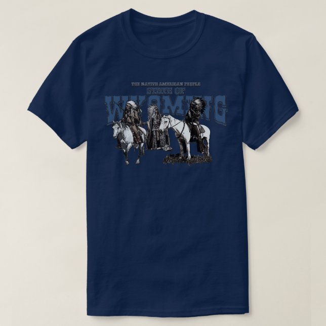 Wayoming the Native American People T Shirt (Design framsida)