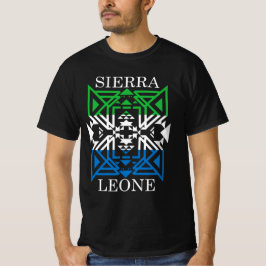 WAYout Arts Freetown Sierra Leone Geometric Flagga T Shirt