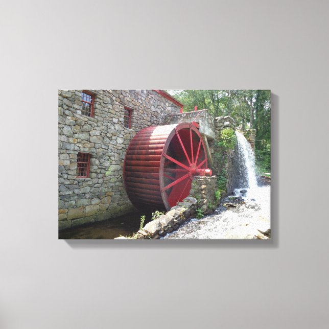Wayside Grist Mill, Sudbury MORSA Canvastryck (Framsida)