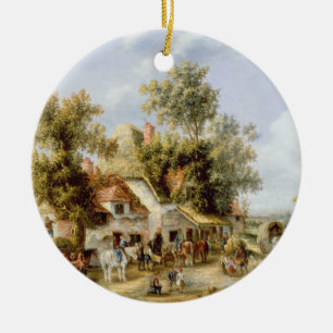 Waysidegästgivargård Julgransprydnad Keramik