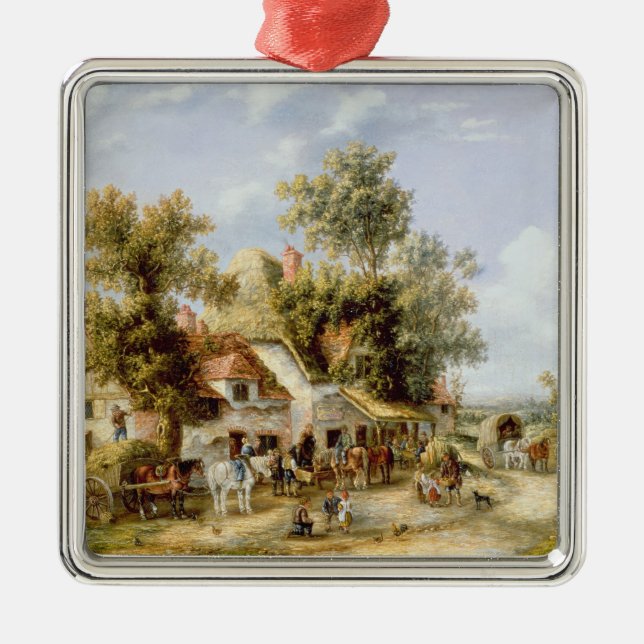 Waysidegästgivargård Julgransprydnad Metall (Framsidan)