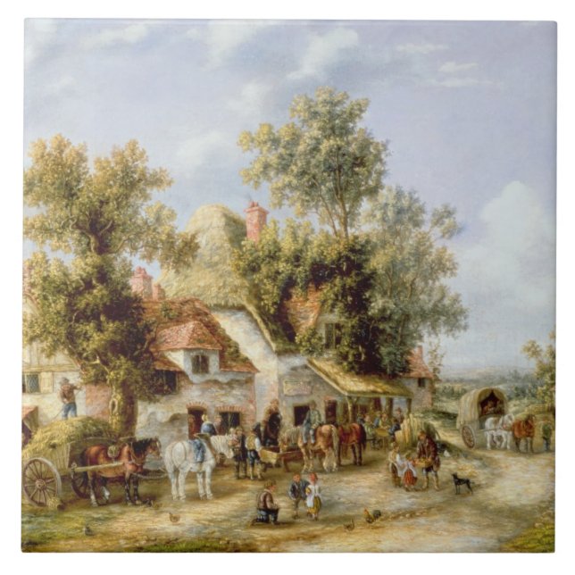 Waysidegästgivargård Kakelplatta (Framsidan)