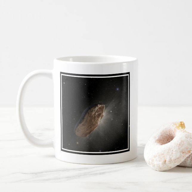 Wayward Interstellar Object Oumuamua. Kaffemugg (Med munk)