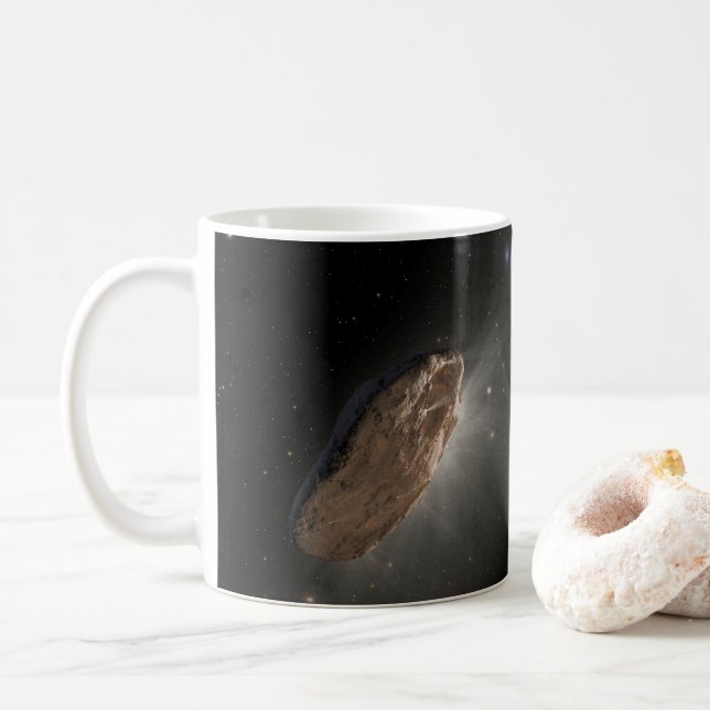 Wayward Interstellar Object Oumuamua. Kaffemugg (Med munk)