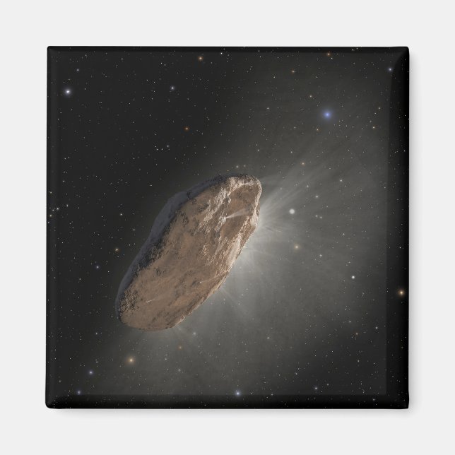 Wayward Interstellar Object Oumuamua. Magnet (Framsidan)