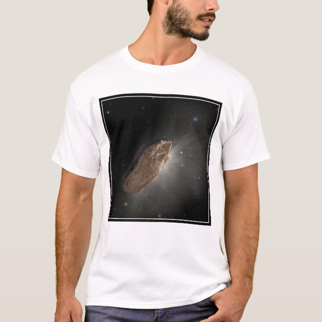 Wayward Interstellar Object Oumuamua. T Shirt (Framsida)