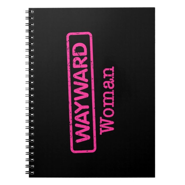 Wayward Woman Notebook Anteckningsbok (Framsidan)