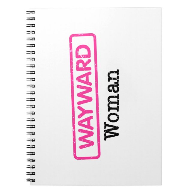 Wayward Woman Notebook Anteckningsbok (Framsidan)