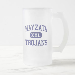 Wayzata - Trojans - kick - Minneapolis Minnesota Frostat Ölglas